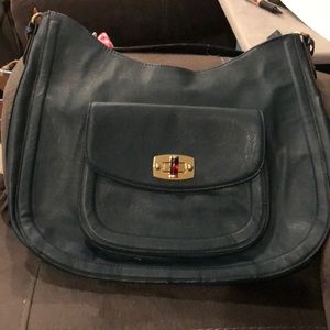 Dark green purse